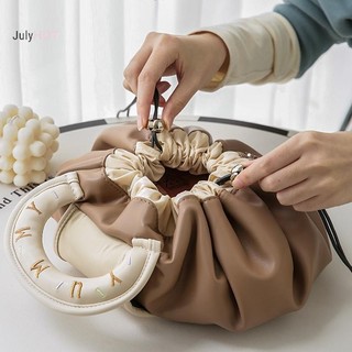 Julyhot Túi đựng mỹ phẩm dây rút chống thấm nước Dung tích lớn Túi đựng túi xách di động Massivedeals
