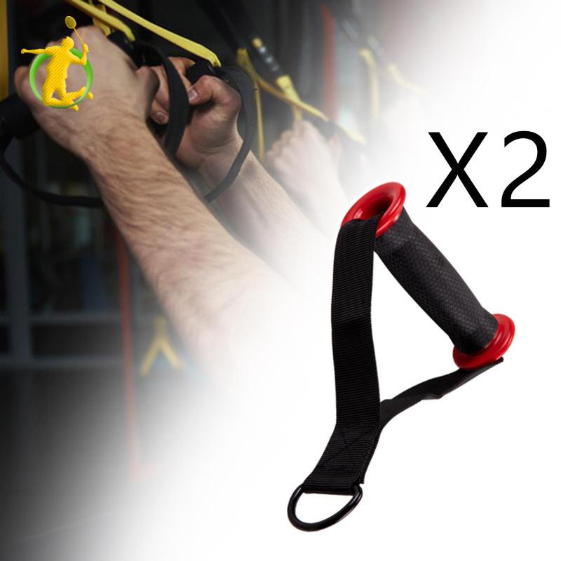 2 Miếng Tay Cầm Tập Gym Thể Dục Treo Tay Cầm Dây Tricep Đa Năng
