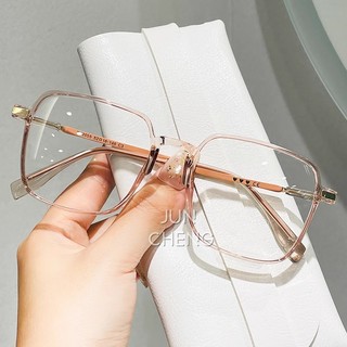 Kính Chống Bức Xạ Photochromic Dành Cho Nữ Siêu Nhẹ Khung Lớn Kính Mát Kính Mắt Khung Bóng Có Thể Thay Thế Ống Kính Chống Ánh Sáng Xanh Kính Mắt Chuyển Tiếp