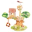 DELMER DIY Puzzle Castle Lắp Ráp Mô Hình, Xe Cứu Thương Thu Nhỏ Cối Xay Gió Hoạt Hình Nhà Đồ Chơi Giấy, Giấy Handmade Rebound Nhà Xe Ô Tô Đồ Chơi Xếp Hình 3D
