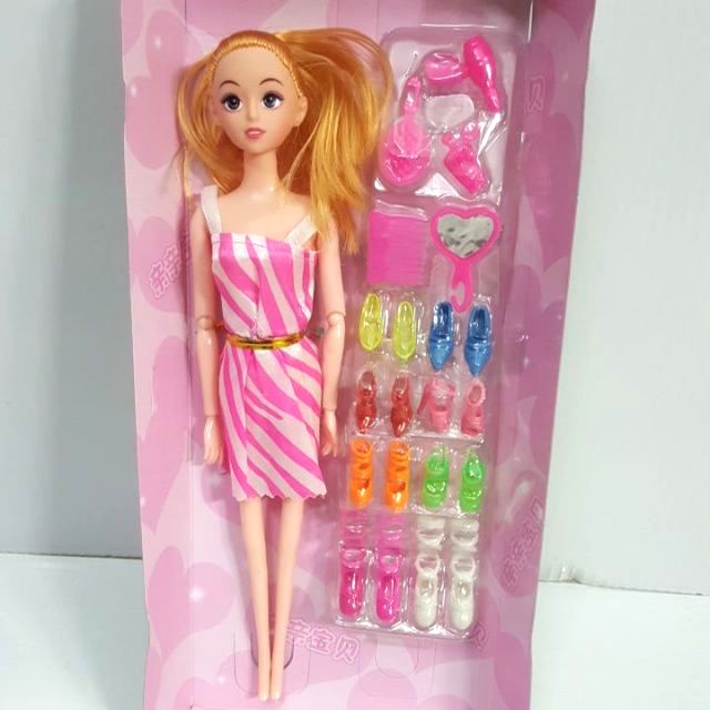 Hộp baby búp bê khớp phụ kiện giày đồ chơi cho bé