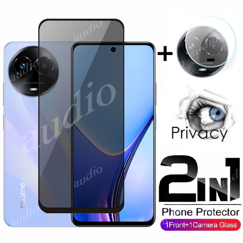 Kính Cường Lực 2 Trong 1 Bảo Vệ Ống Kính Máy Ảnh Cho realme 11x 11 5g nfc 4g 2023 realme 11x 5g realme11x