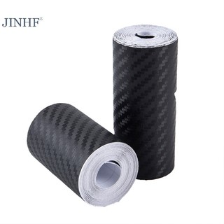 JINHF 3D Sợi Carbon Xe Dán Dán Bảo Vệ Cửa Bên Chống Băng Phim HOT
