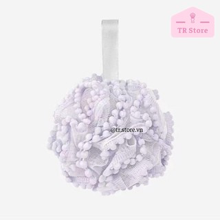 Bông tắm tạo bọt tẩy da chết viền xốp bông mềm gam màu pastel