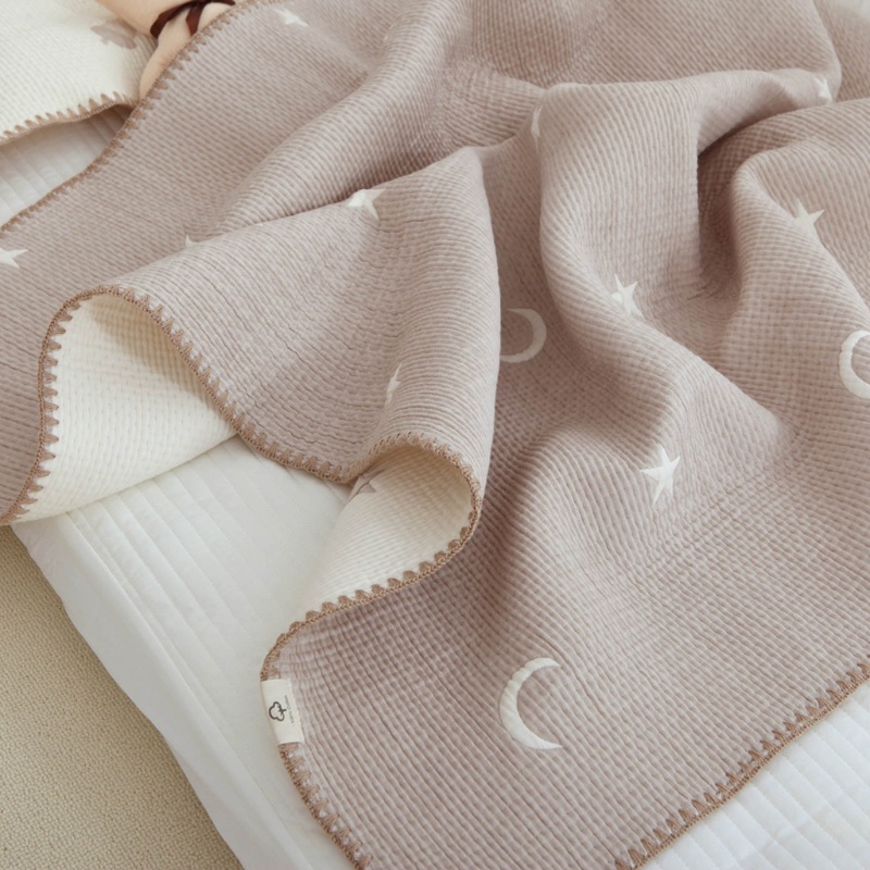 KIKIN Chăn Cotton Di Động Cho Bé Trẻ Sơ Sinh Thu Đông In Hình Hoạt Hình Ném Chăn