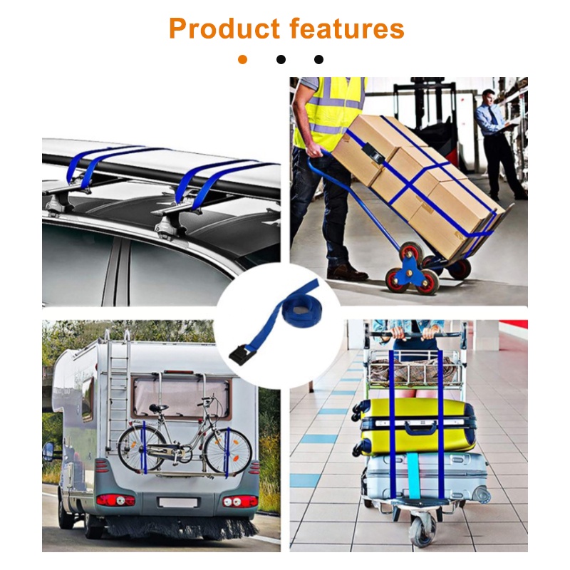 Dây chằng chở hàng SEAMETAL chịu tải 800kg cho ô tô/ xe máy