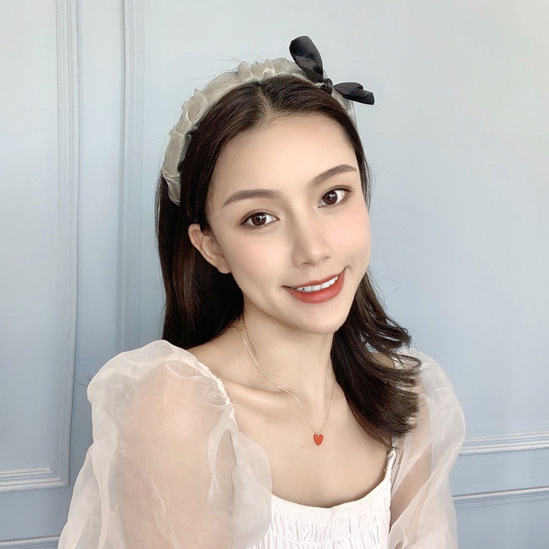 Bờm băng đô xước phong cách Hàn Quốc đẹp