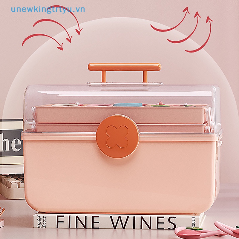 Unewtyu Phụ Kiện Tóc Trẻ Em Hộp Bảo Quản Dây Bé Kẹp Tóc Dây Cao Su Trang Sức Người Tổ Chức Dễ Thương Cô Gái Hộp Trang Sức VN