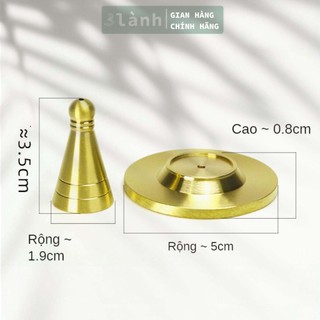 Khuôn Tạo Nụ Trầm 3 Lành Hình Chóp Đồng Nguyên Chất Tạo Khối Hình Chóp Dễ Dàng Xông Trầm