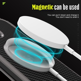 [R-JUST] Aluminium Metal Carbon Fiber Magnetic Case For iPhone 15 14 Plus 13 12 Pro Max with Camera Lens Protection Phone Cover Slim Bumper