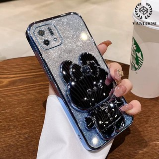 ốp lưng oppo a16k Ốp Điện Thoại Silicon Mềm Mạ Điện Họa Tiết Thỏ Lấp Lánh Chống Rơi Cho oppo a16k