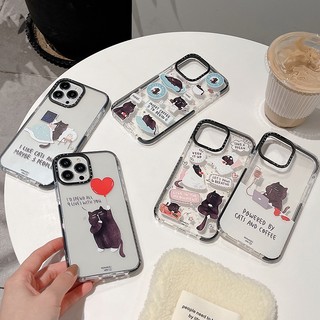 Work Little Black Cat Ốp Điện Thoại Mềm Cho iPhone 17 Pro Max 17 Air 16 Plus 15 14 13 12 11 Pro Max X XS XR Ốp Lưng Bảo Vệ Toàn Diện Vỏ Mềm Chống Sốc