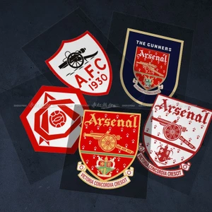 Premier League A.F.C Nhãn Dán Xe Hơi Arsenal Pháo Thủ Retro Đội Bóng Đá Câu Lạc Bộ Chống Thấm Nước Trầy Xước Decal Bình Nhiên Liệu Cửa Sổ Tạo Kiểu Trang Trí
