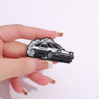 Huy Hiệu Kim Loại Gắn Ba Lô Hình anime Fujiiwara Takashi car drift ae86 d Mendenamel pin souvenir Gửi Một Người Bạn
