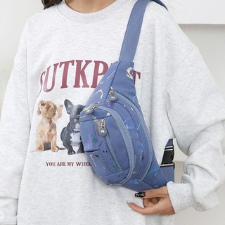 [Vận chuyển nhanh] Túi đeo vai ngực HABITATCO, Túi đeo thắt lưng nhẹ Fanny Pack, Ba lô đeo vai thể thao chống nước đa chức năng