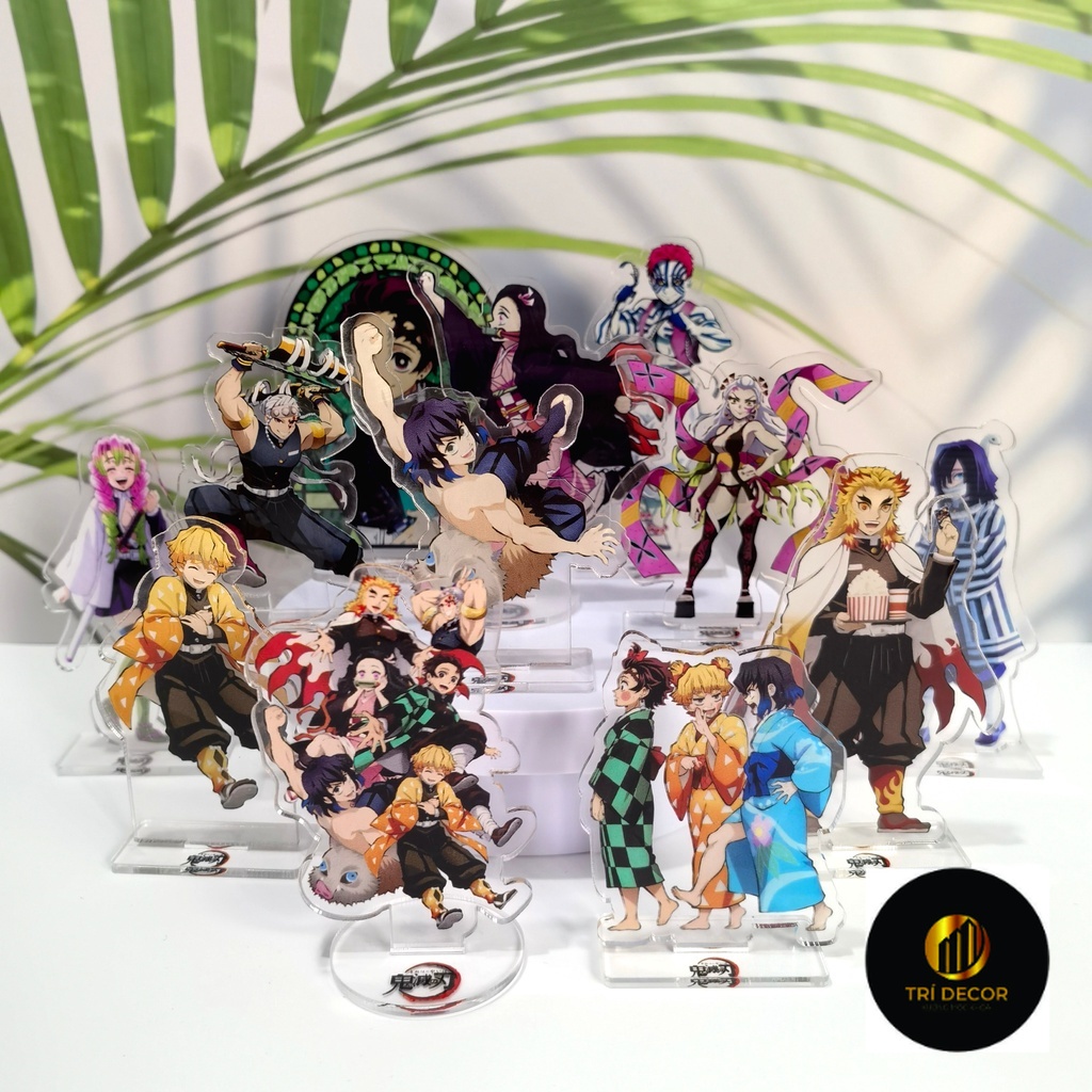 Mô hình Standee Thanh gươm diệt quỷ Anime Demon Slayer Kamado Tanjirou Nezuko Action Zenitsu Inosuke