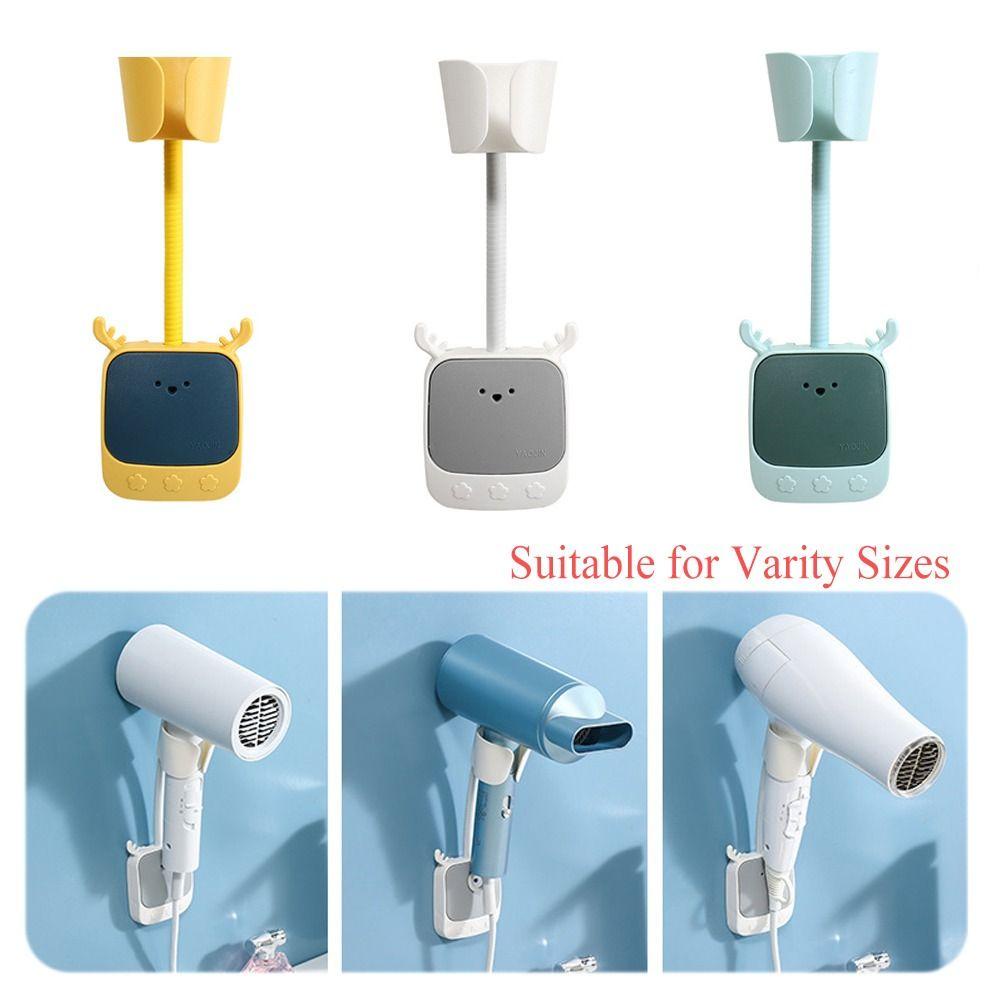 [Vận chuyển nhanh] Giá đỡ máy sấy tóc SIMPLEAID, Giá máy sấy tóc tự dính không đục lỗ, Kệ máy sấy tóc đa năng Phòng tắm