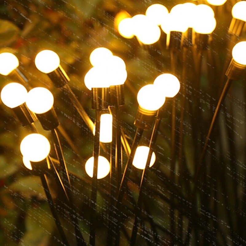 Đèn LED Đom Đóm Năng Lượng Mặt Trời Đèn Trang Trí Sân Vườn Ban Công Vườn Hoa Đèn Trang Trí Ngoài Trời