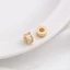 Miếng Đệm Hạt Miếng Đệm Màu Mạnh Mẽ Giữ 14K Mạ Vàng Micro-Dát Zircon Bánh Xe Lỗ Lớn Con Đường Qua Lỗ Eo Nhỏ Tự Làm Phụ Kiện Trang Sức