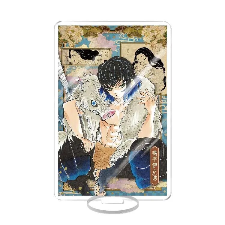 Mô hình Standee Demon Slayer Kimetsu No Yaiba hjk Tanjirou Nezuko Kochou Shinobu Phụ kiện trang trí để bàn góc học tập