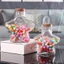 Chai thủy tinh DWEL Origami Stars, Chai chúc hình ngôi sao thủ công, Lọ thủy tinh sáng tạo tại nhà