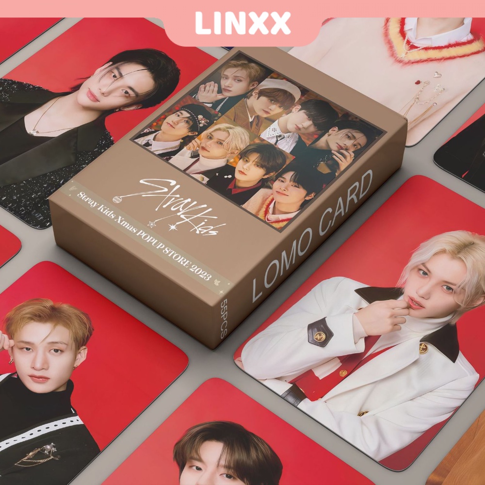 Hộp 55 Tấm Ảnh lomo card Nhóm Nhạc straykids