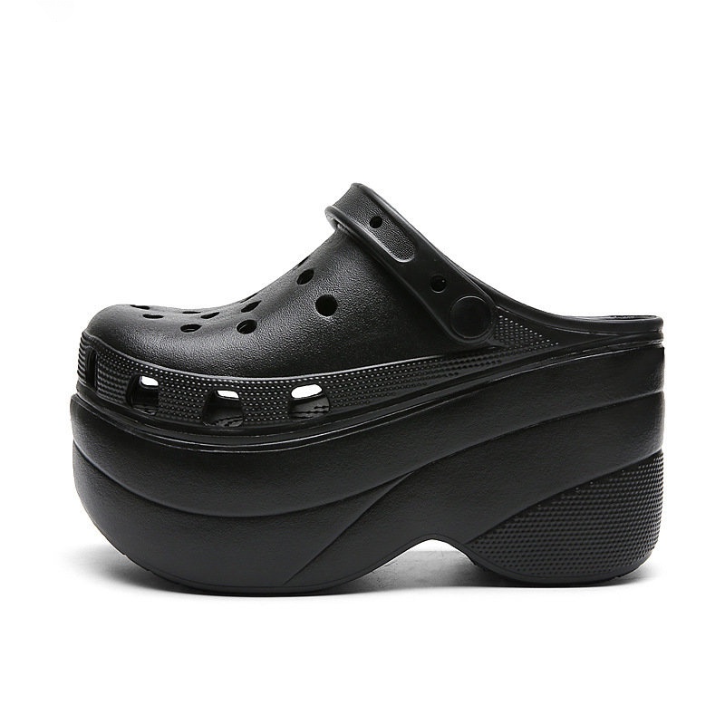 Dép Sandal Đế Xuồng Dày 10cm Thời Trang Đường Phố Mùa Hè 2023 Cho Nữ