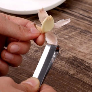 Nhíp Lột Tỏi ,Củ Hành -Dụng Cụ Bóc Vỏ Tỏi Nhanh Chóng Bằng Thép Không Gỉ nhổ lông gà vịt ,siêu tiện lợi cho nhà bếp