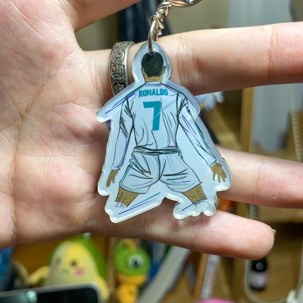 Móc khóa cầu thủ bóng đá, Móc khóa bóng đá, Móc khóa Messi, móc khóa Ronaldo,Neymar, quà tặng cho fan
