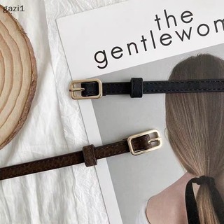 [gazi1] Thắt lưng da kiểu Pháp cổ điển dành cho nữ Thắt lưng Unisex Thắt lưng nữ Quần jean Thắt lưng nam Thắt lưng mỏng Boutique