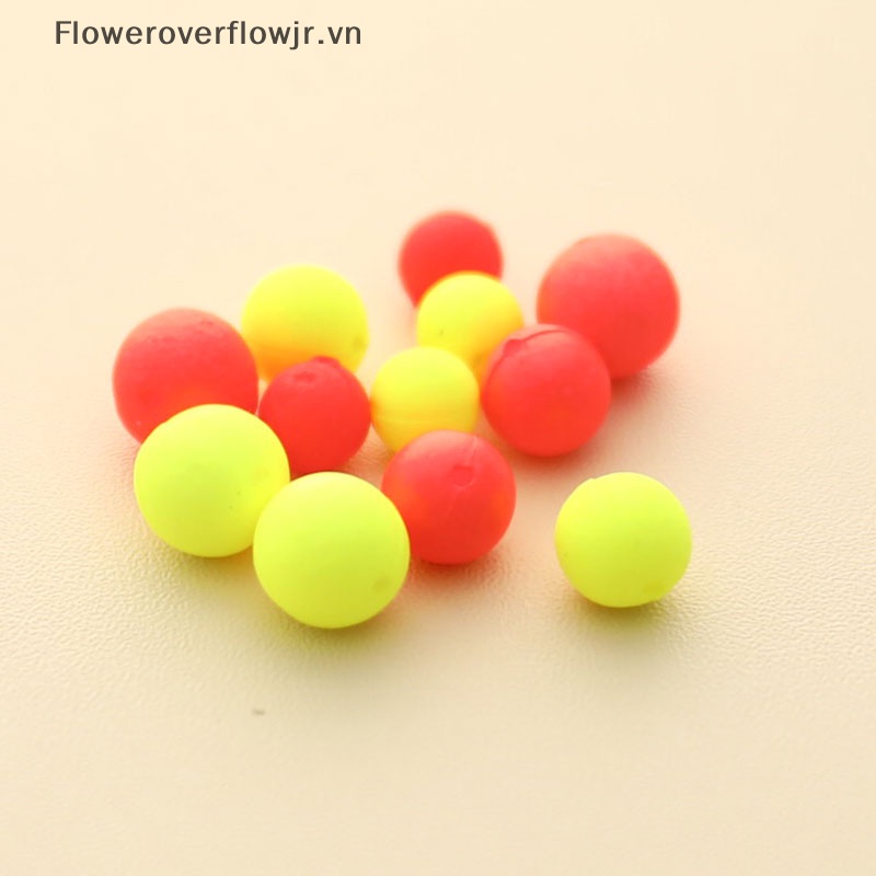 FJR 50 Chiếc Floag Bobbers Câu Cá Huỳnh Quang Trôi Câu Cá Phao Bọt Bóng HOT