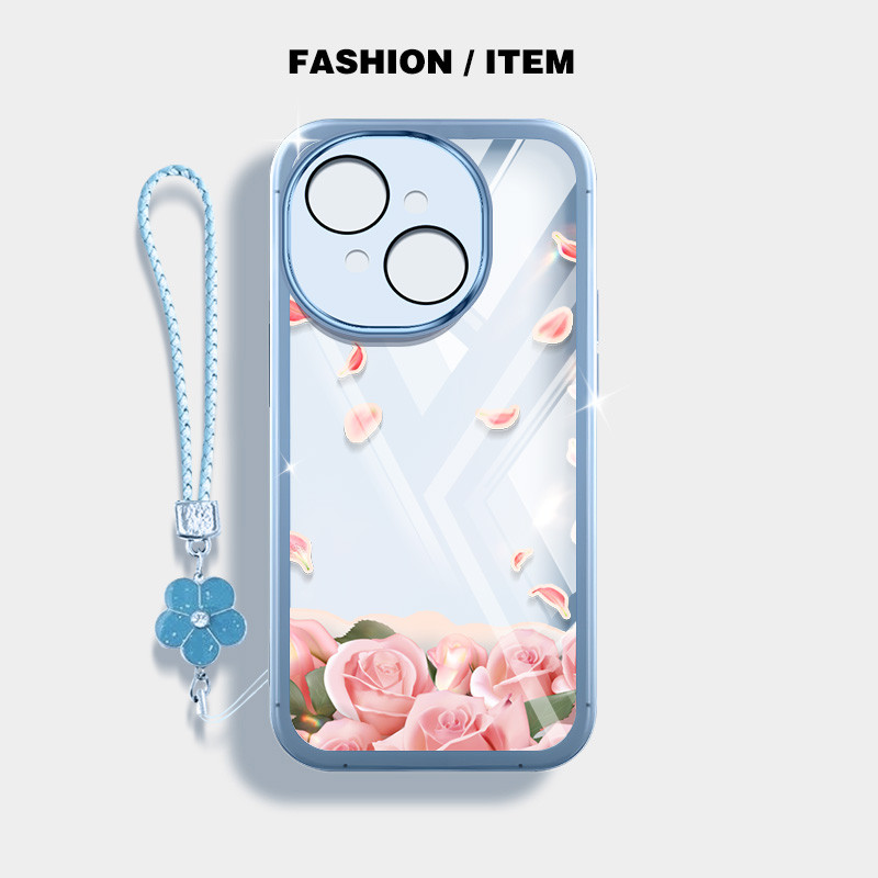 Ốp Điện Thoại YBD INS Style Cho ITEL A50C A90 Tecno Spark Go 1S Spark Go 1 Tecno POP 9 4G Spark Go 2025 KL4h Họa Tiết Cánh Hoa Hồng Siêu Đẹp