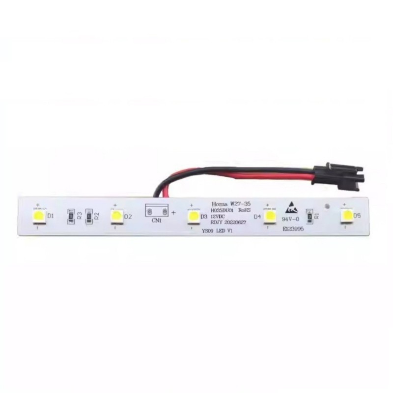 Redbaiaa1 E123995 Dải LED Tủ Lạnh Đèn Tủ Lạnh Dải LED Thay Thế Dễ Dàng Lắp Đặt Cho Tủ Lạnh Homa BCD