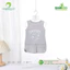 AMI0356 - Bộ Ba Lỗ Bé Trai Anminaza Phối Viền Lé Snoopy Vải Sợi Tre Mềm Mại Thoáng Mát