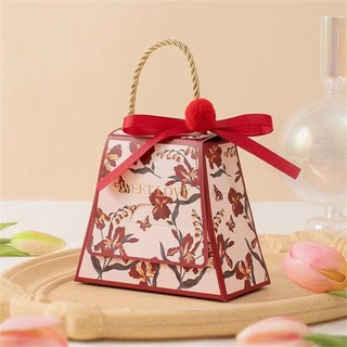 Hộp Đựng Kẹo / Sô Cô La Có Tay Cầm Dùng Làm Quà Tặng Sinh Nhật / Tiệc Cưới