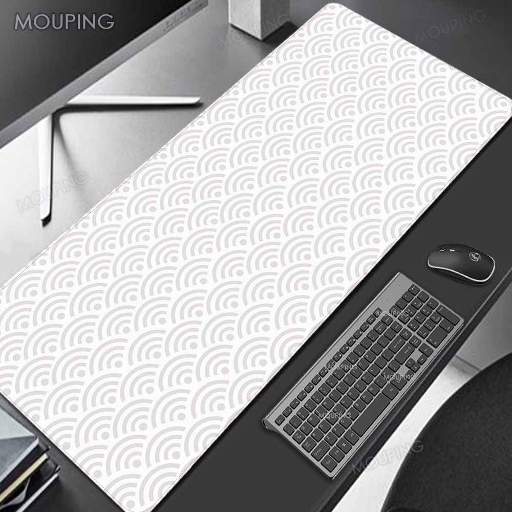 Japane Đen Sóng Lớn Chuột Miếng Lót Bàn Cao Su Thảm Xxl Mousepad Nghệ Thuật Thảm Cao Su Chuột Thảm Bàn Thảm Pc Thảm Phụ Kiện Văn Phòng