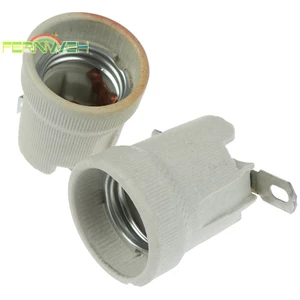 Đuôi Đèn e27 Bằng Sứ Chịu Nhiệt Độ Cao Kèm Giá Đỡ Tiện Dụng