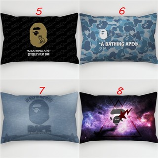 Vỏ Gối BAPE Một Mặt In Polyester Sofa Đệm Gối Trang Trí Nhà Cửa (Không Lõi)