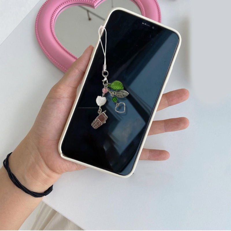 Móc Khóa Điện Thoại Hình Gấu Và Đôi Cánh y2k