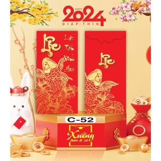 100 BAO LÌ XÌ ĐỦ MẪU HOA KHAI PHÚ QUÝ, bao lì xì tết
