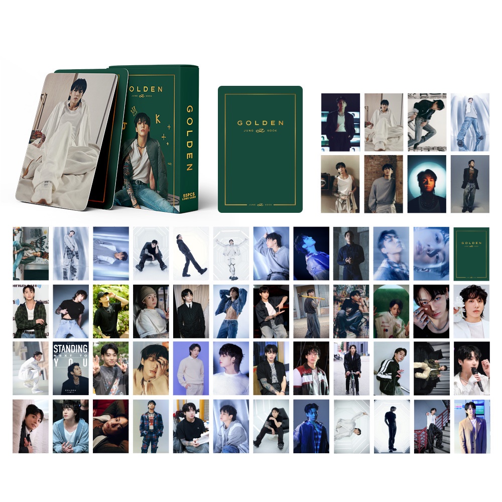 Hộp 55 Ảnh Thẻ lomo Nhóm Nhạc jungkook