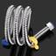 Ống thép không gỉ DELMER 304, dày có cờ lê Ống sóng, 10cm / 20cm / 30cm / 40cm / 50cm Ống nối máy nước nóng chịu nhiệt độ cao chống cháy nổ ngoài trời