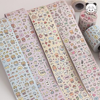 Sticker mini dạng cuộn trang trí toploader, đồ dùng cuộn 5M