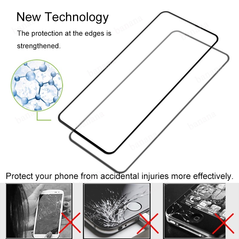 Kính cường lực 3 trong 1 Samsung S23 FE Full Cover Bảo vệ màn hình cho Samsung Galaxy A05 A05s A04 A04e A54 A34 A24 4G 5G Phim kính và bảo vệ ống kính máy ảnh