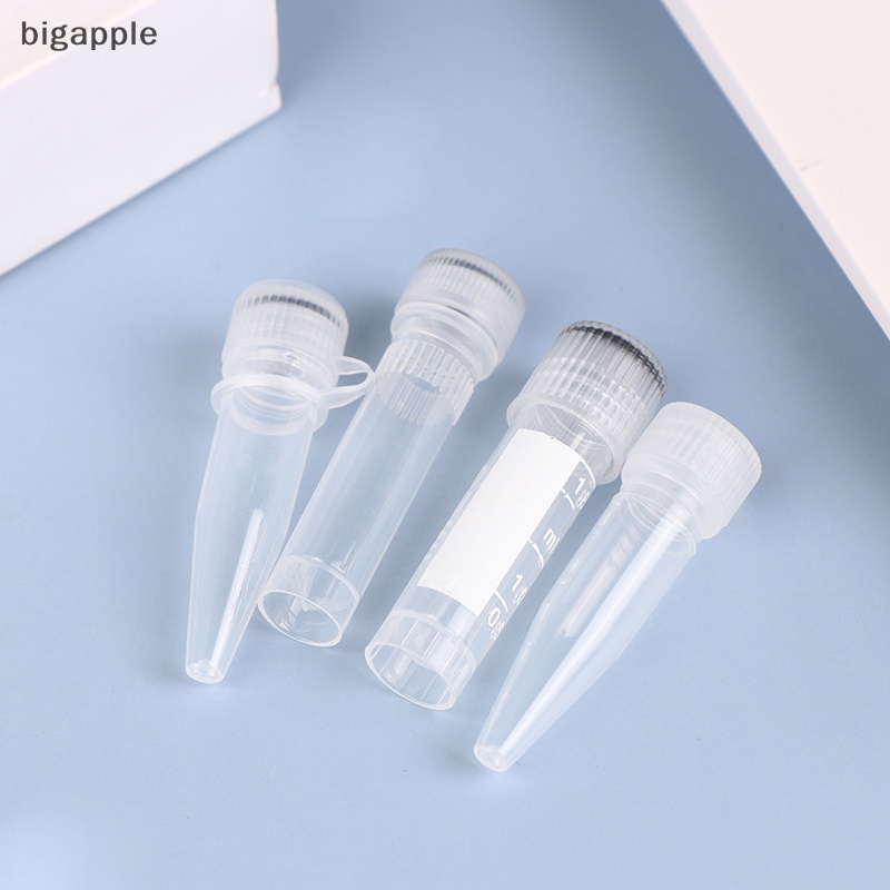 Set 20 Ống Nhựa pp 1.5 / 1.8ml Có Nắp Chặn Tiện Dụng Cho Phòng Thí Nghiệm