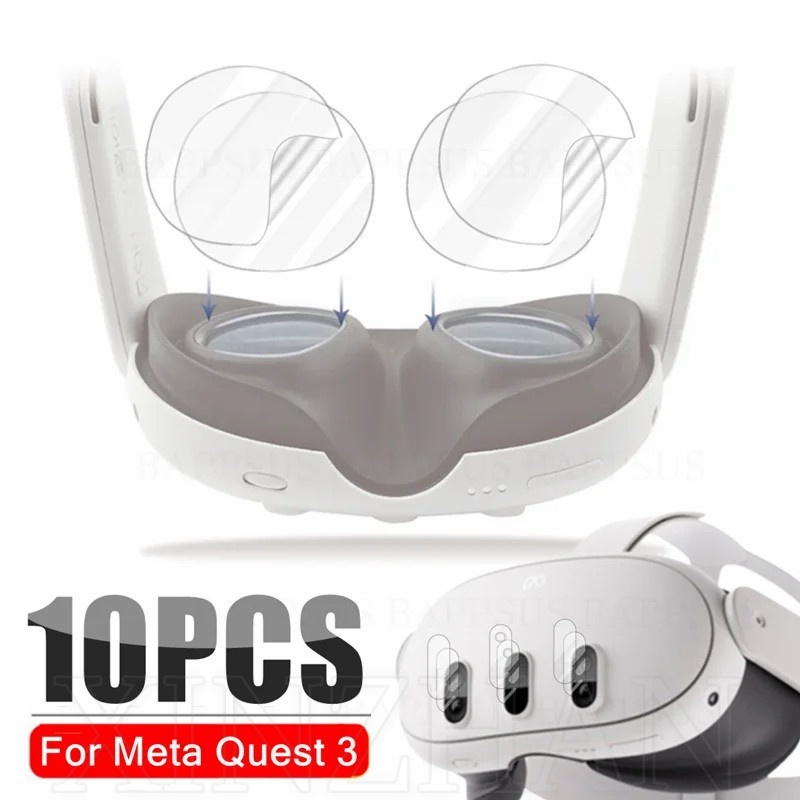 Kính Cường Lực 10 Trong 1 Chống Trầy Xước Bảo Vệ Ống Kính Máy Ảnh meta quest 3
