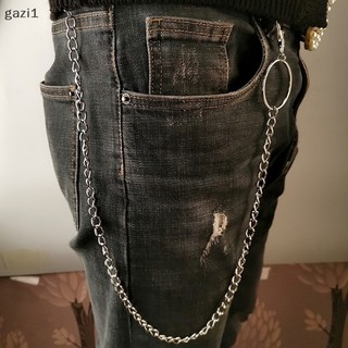 [Gzi1] Móc Khóa Dây Xích Kim Loại Dài 1 / 2 / 3 Lớp Gắn Thắt Lưng Quần Phong Cách punk