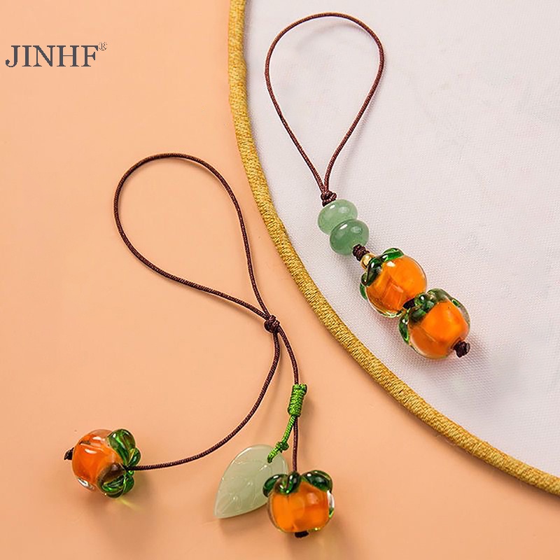 Jinhf Phụ Kiện Dây Đeo Điện Thoại / Chìa Khóa Phong Cách Trung Hoa Cổ Điển Dễ Thương