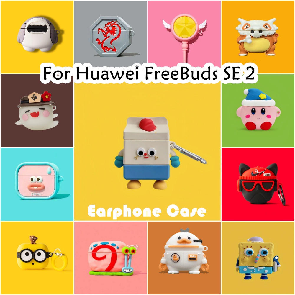 [Ngôi sao tương lai] Dành cho Ốp lưng Huawei FreeBuds SE 2 họa tiết ba chiều sáng tạo Vỏ tai nghe silicon mềm Vỏ bọc NO.3