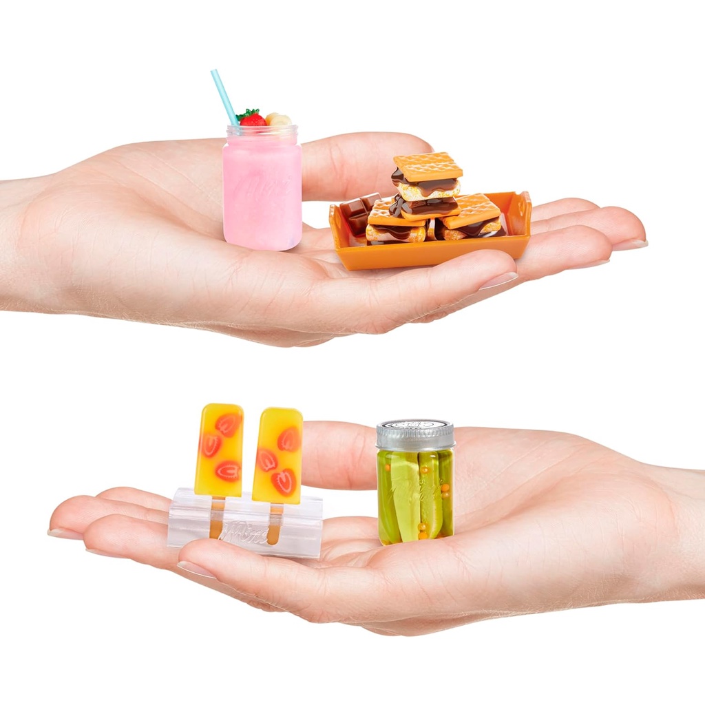 Bộ Đồ Chơi Giải Trí Mga 'S mini make it food diner series 2 mini Sưu Tầm Gói Đồ Ăn Mù Tự Làm Bằng Nhựa resin Không Thể Ăn Được